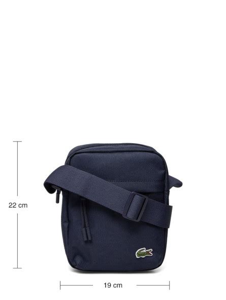 Bolso Lacoste Vertical Zip Azul