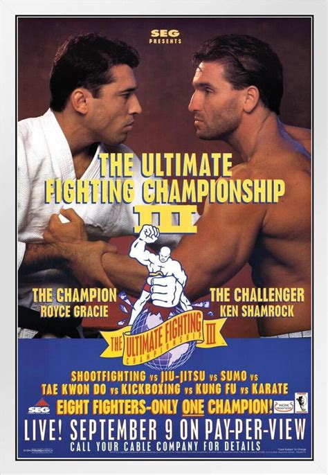 UFC 3 American Dream Royce Gracie VS Ken Shamrock Ultimate Fighting