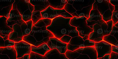 Molten Lava Texture Background Ground Hot Lava Burning Coals Crack Surface Abstract Nature