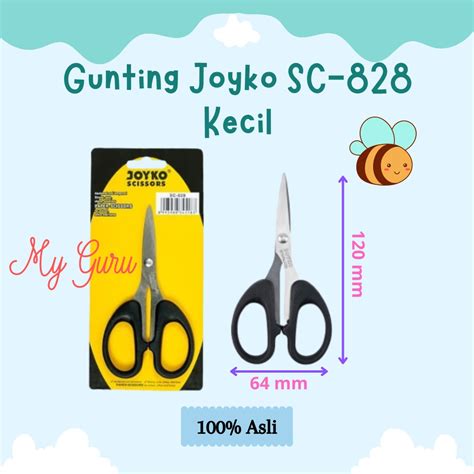 Jual Pcs Scissors Joyko Sc 828 Kecil Alat Pemotong Kertas Gunting