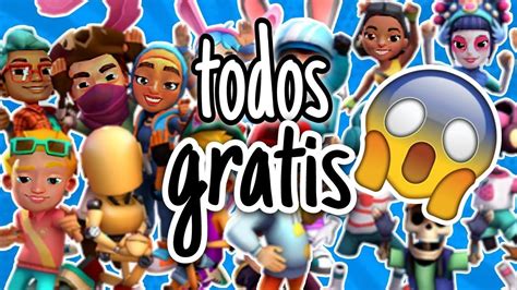 Como Tener Todos Los Personajes Gratis En Subway Surfers 2023 YouTube