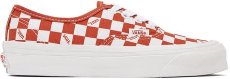 Vans Vault Og Authentic Lx Vault Checkerboard Vn0a5fbd0hl1 Solesense