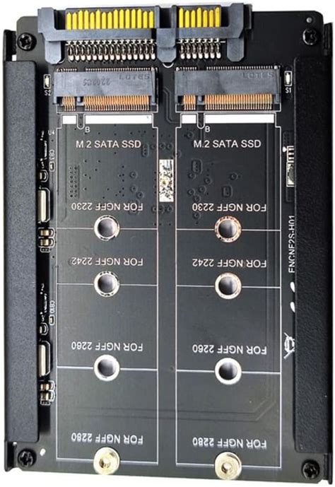 Cy M Sata Ssd To Inch Sata Adapter Dual Ngff B M Key M Ssd Jobd