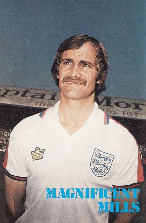 8th May 1976 England Full Back Mick Mills Prior To The Home