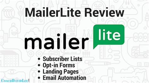 Mailerlite Review Email Marketing Tutorial Youtube