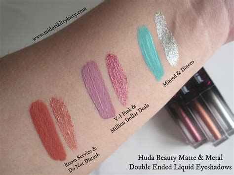 Review Huda Beauty Matte Metal Melted Double Ended Liquid Eyeshadows