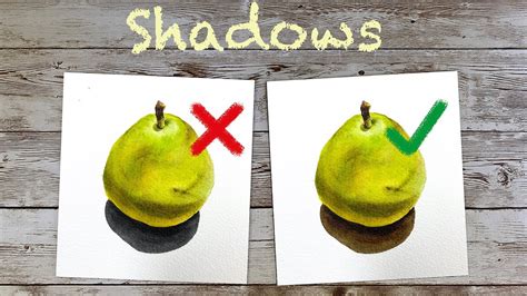 Painting Natural Shadows How To Mix Colors Using Color Wheel Youtube