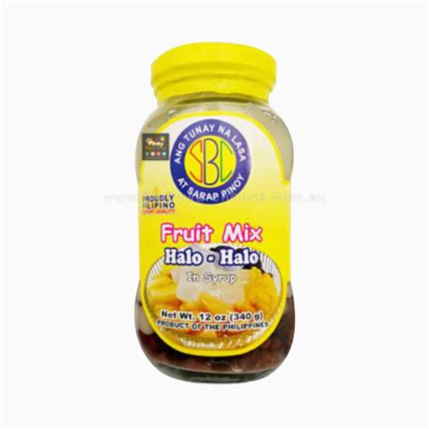 Sbc Fruit Mix Halo Halo In Syrup 340g 24 Pinoy Warehouse