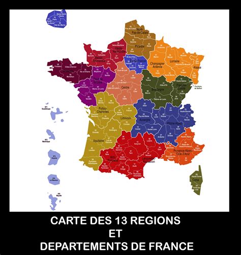 D Crypter Imagen Carte Des R Gions Et D Partements De France Fr