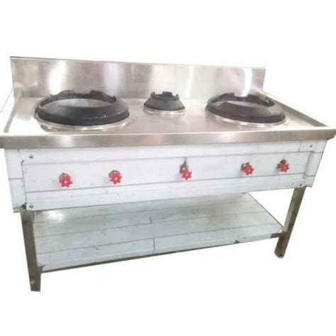 Silver Stainless Steel Chinese Cooking Range At Rs In Patna Id