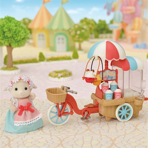 Calico Critters Popcorn Delivery Trike - Toyrifix