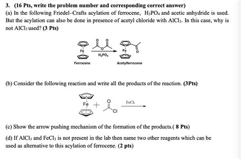 Friedel Crafts Acylation Of Ferrocene Mechanism