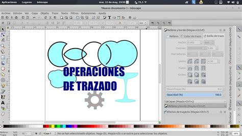 Curso Inkscape Tema Operaciones Con Trazos YouTube