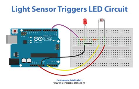 Light Sensor Triggers Led Arduino Tutorial