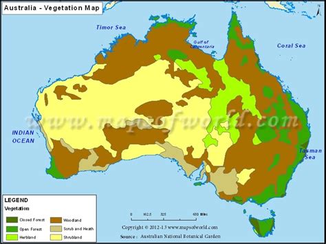 Agriculture Map Of Australia