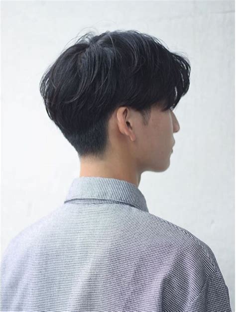 Asian Haircut Faded Hair Wavy