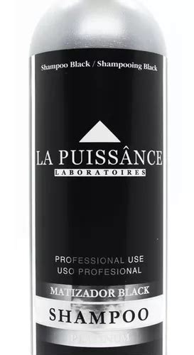 La Puissance Matizador Black Shampoo Pelo Rubio Gris X Ml En Venta