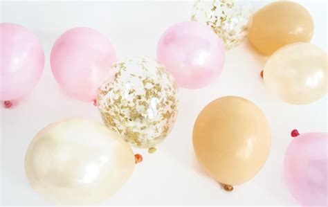 Blush Nude And Pink Mini Balloon Bunch Balloons Inch Etsy
