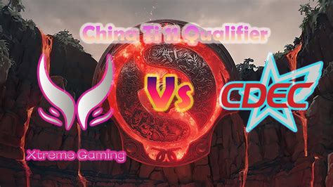 CDEC Vs Xtreme Gaming Upper Bracket TI11 China QUALIFIER 2022 DOTA 2