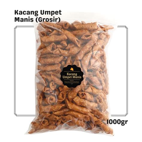 Delish Snacks Kacang Umpet Manis Grosir Gr Kilo Kiloan Kg