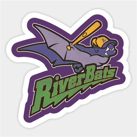 Defunct Louisville Riverbats Baseball Team Baseball Sticker Teepublic