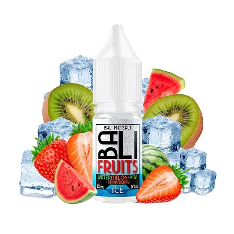 Sales De Nicotina Bali Fruits Watermelon Kiwi Strawberry Ice 10mg