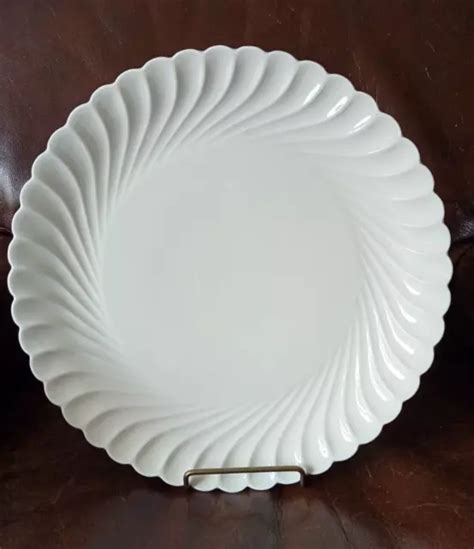 Grand Plat Rond En Porcelaine Limoges Haviland Mod Le Torse Blanc Eur