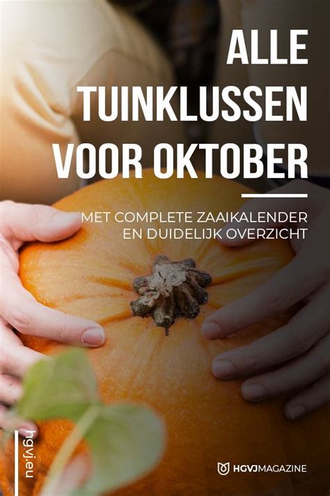 Tuinkalender Oktober De Herfst In Je Tuin Groenten Tuin Tuin Moestuin