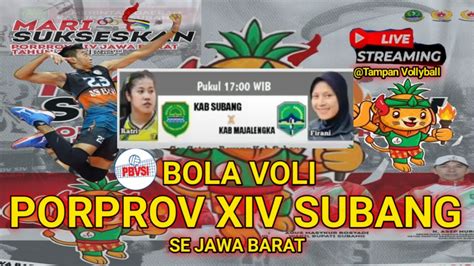 Live Porprov Ratri Wulandari Alya Mita Cantika Vs Pregia Firani Porda