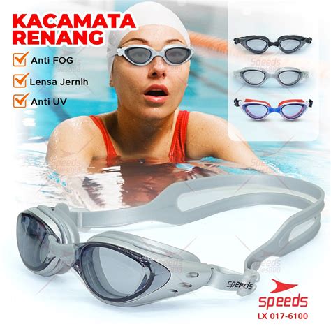 Jual Speeds Kacamata Renang Untuk Dewasa Anti Uv Fog Mirrored Kacamata