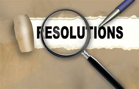 Resolution Word Stock Illustrations 7877 Resolution Word Stock