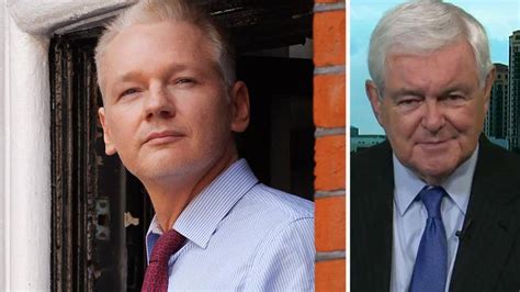 Newt Gingrich Julian Assange Arrest Shows Us Is ‘going To Come After You Until We Get You