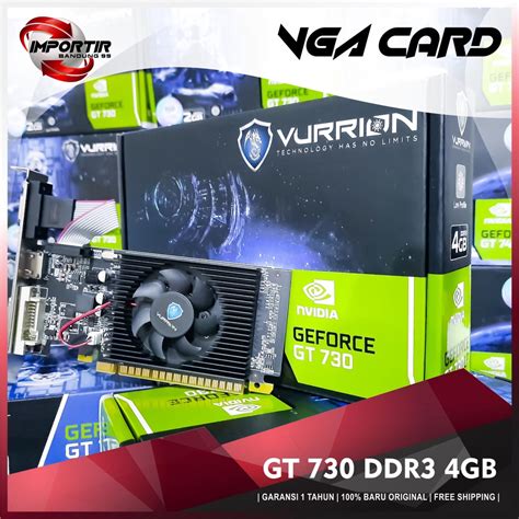 Jual VGA VURRION GT 730 4GB DDR3 128 BIT Shopee Indonesia