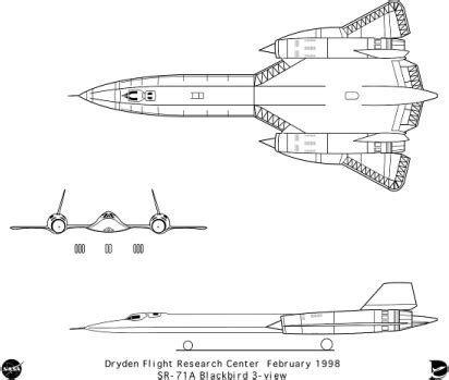 Schematic of the SR-71