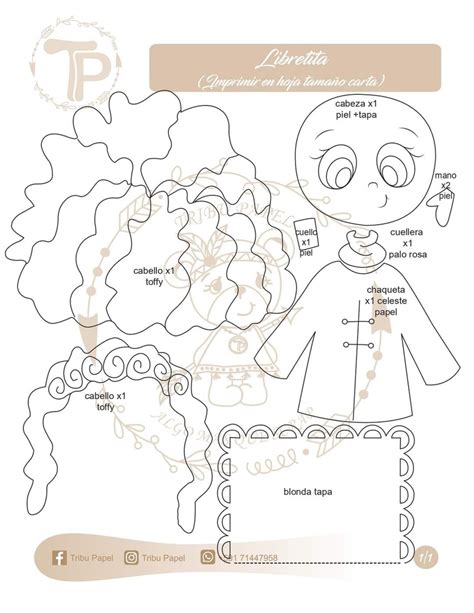 Capa De Caderno Boneca Em Feltro Moldes Feltro E Moldes Para