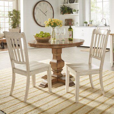 Three Posts Fortville Solid Wood Windsor Back Dining Chair Wayfair