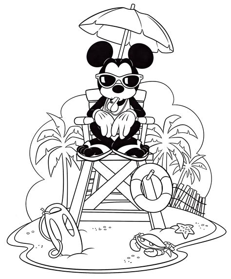 Walt Disney Coloring Pages Mickey Mouse Walt Disney Characters