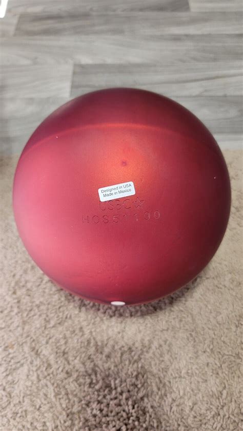 Hammer Red Pearl Urethane Overseas 1st Quality Bowling Ball 14 Pounds