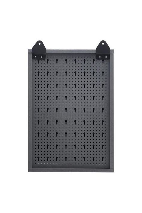 Storage Wall Mounted Lockable Pegboard Tool Cabinet 40x20x60cm