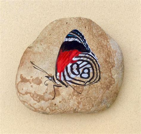 Pin by painting stone on basit figürler | Butterfly painting, Painted ...