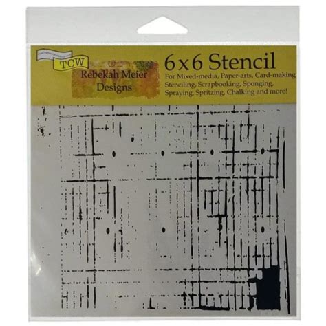 Shop The Crafters Workshop Stencils 6x6 Australia Art Supplies Articci