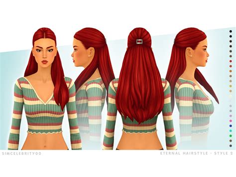 The Sims Resource Eternal Hairstyle Style