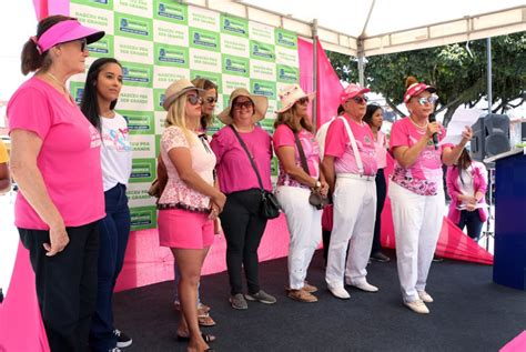 Caminhada Do Outubro Rosa Leva Centenas De Pessoas S Ruas De Eun Polis