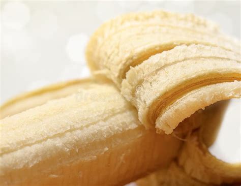 Half Peeled Banana Macro Stock Photo Image Of Appetizing 140327616