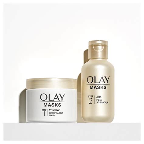 Buy Olay Masks Vitamin C Resurfacing And Aha Peel Activator Duo Kit