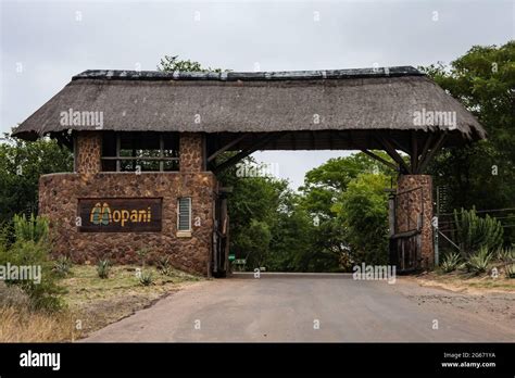 Kruger National Park South Africa April 5 2021 Entrance Gate At