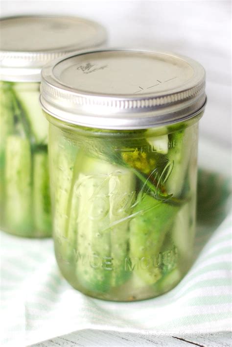 Easy Refrigerator Dill Pickles The Soccer Mom Blog