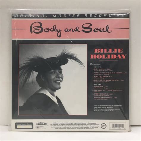 Yahoo オークション LP Billie Holiday Body And Soul MFSL1 247 Mob