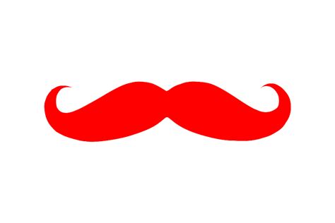 Red Moustache Clip Art At Vector Clip Art Online Royalty