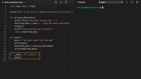 Best Practices For Python Main Functions Youtube